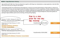 free sql training sage