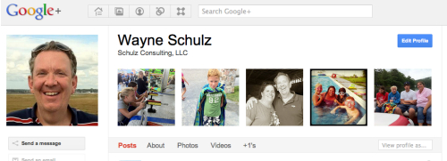 Wayne Schulz Google Profile