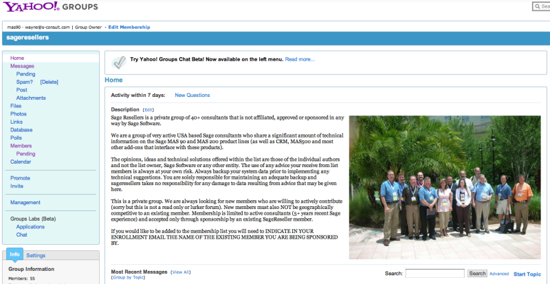 yahoo groups 90 minds