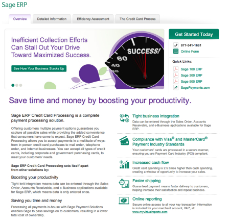 sage credit card solutions